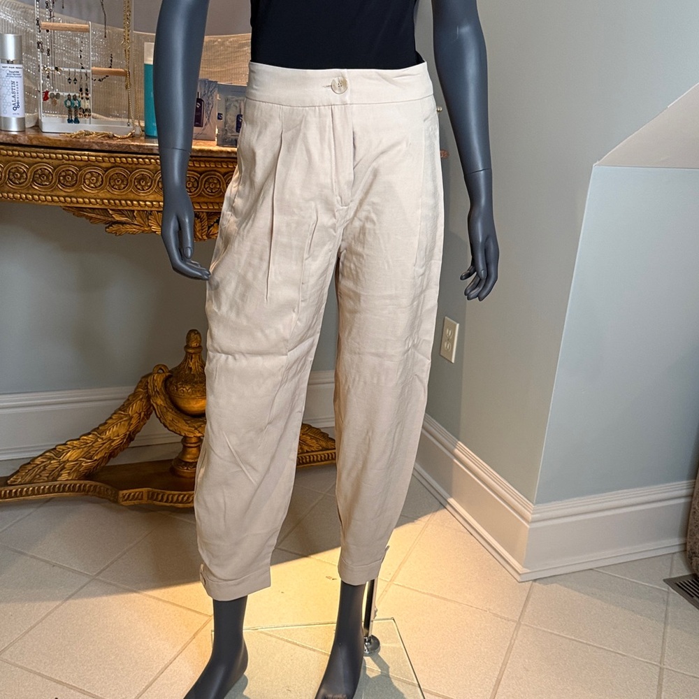 Zara Cream Chinos Classic Style
